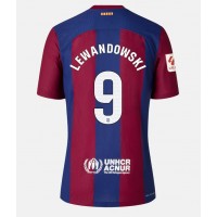 Maglie da calcio Barcelona Robert Lewandowski #9 Prima Maglia 2023-24 Manica Corta